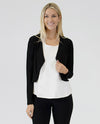 SYMPLI TRUNK SHOW 25114 CLIP SHRUG BLACK