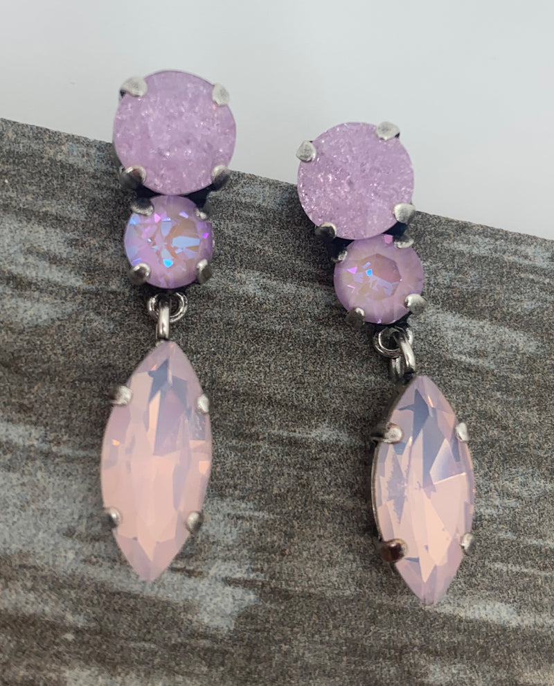 Rachel Marie Designs Leona Earring Rose Water Opal