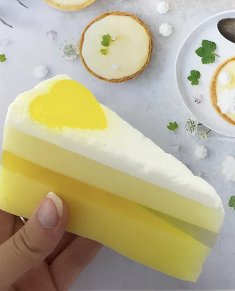 Lemon Delight Soap Cake Slice PLEMDEL16