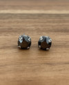 Rachel Marie Designs Jane Post Earring JET HEMATITE