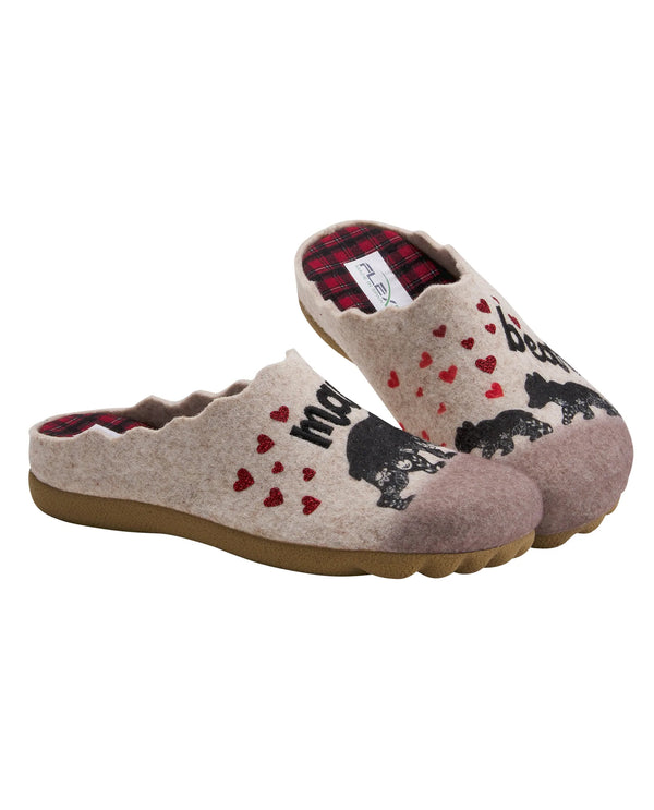 Spring Step Mamabear Indoor/Outdoor Slippers Sand