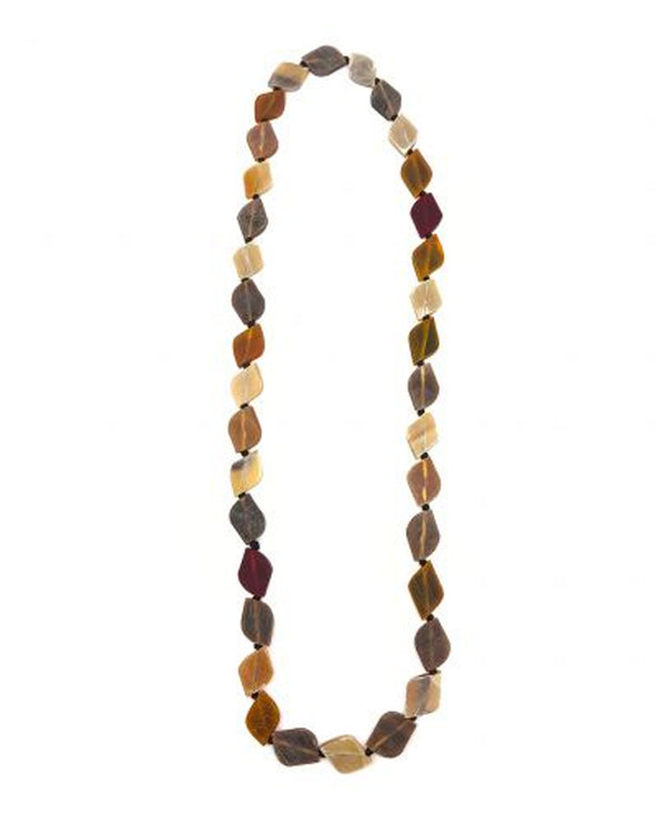 Anju N1721 Omala Multi Circle Horn Bead Necklace