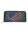 American Flag Wallet BLW-7410 Black