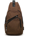 Day Pack Anti-Theft Bag Regular Size Brown