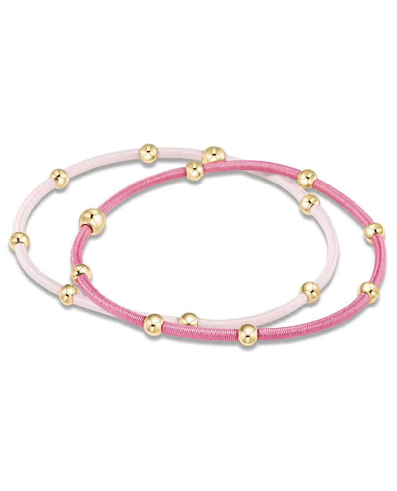 2 Stack Essentials Bracelet BESSEN Pink