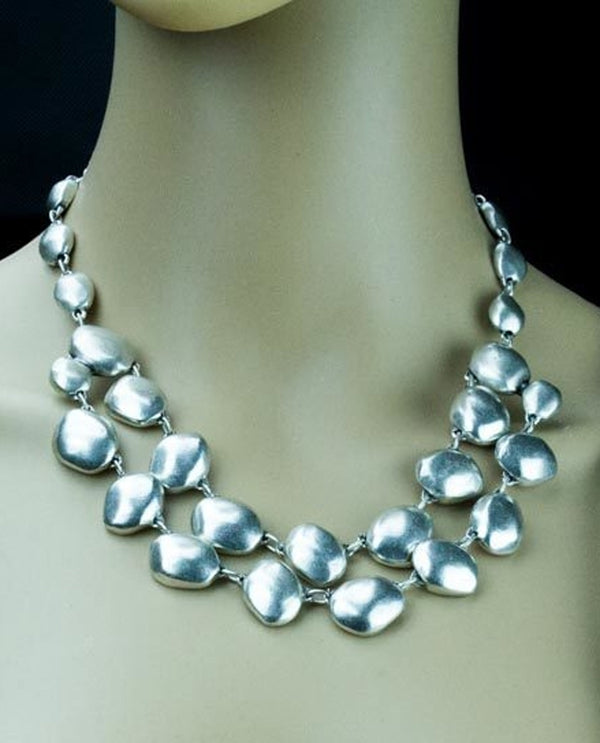 Double Strand Short Necklace 1335