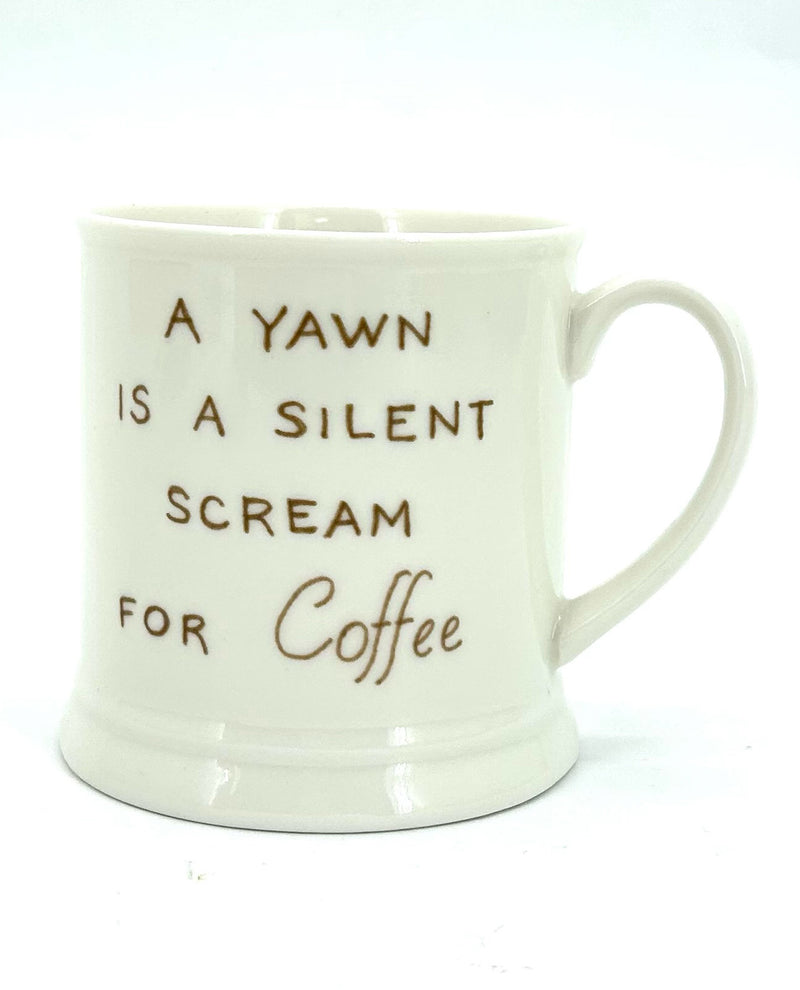 Stoneware Coffee Mug DA8353A Yawn