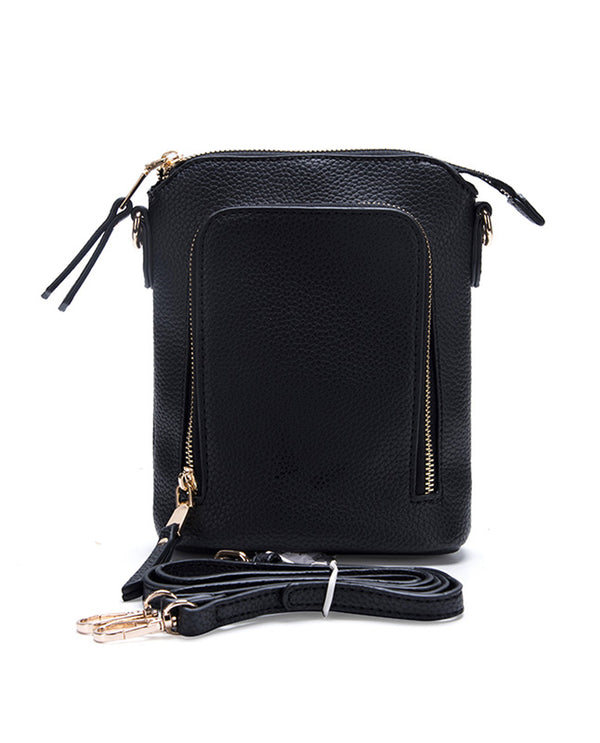 Cellphone With Shoulder Strap 3309 Black