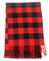 Buffalo Check Scarf S2-04, 05 Red