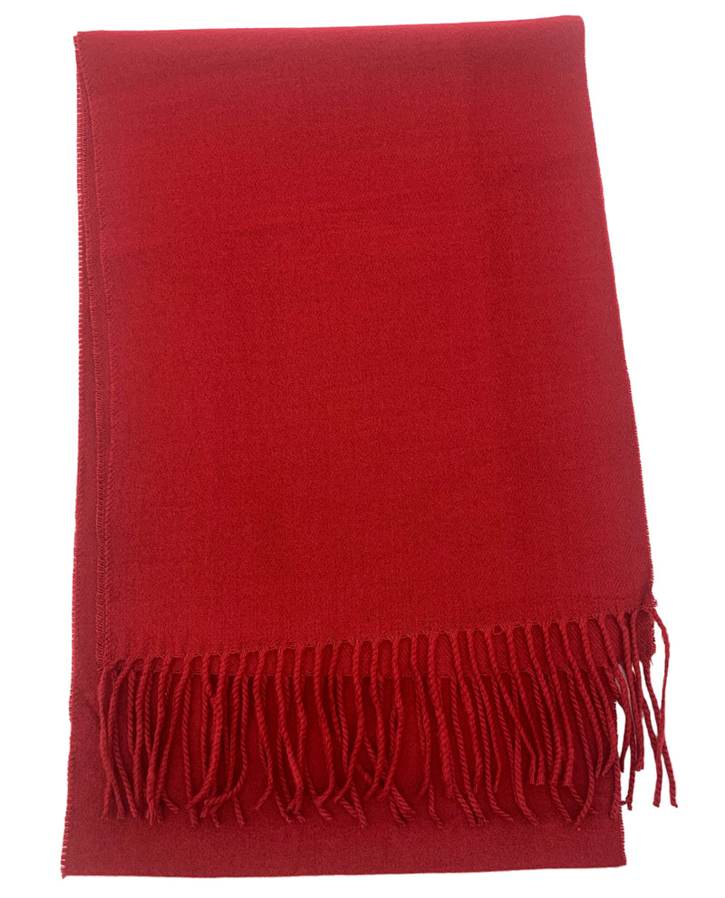 Cashmere Feel Scarf 19-01,08,12,16,3303 Red