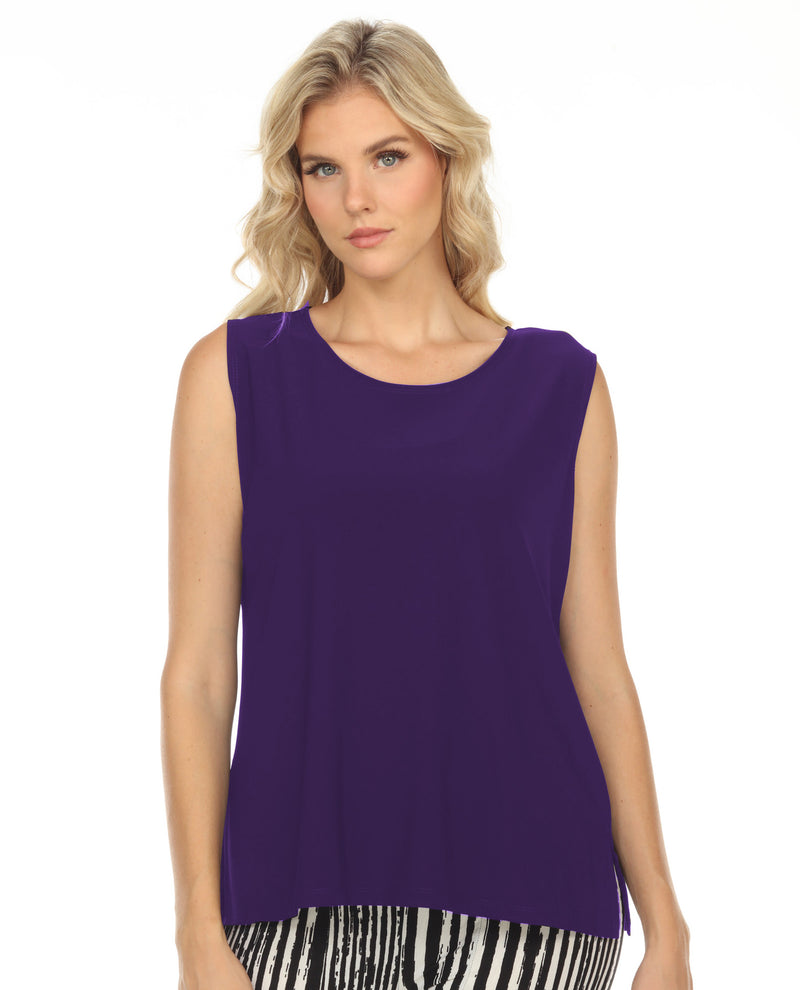 Solid Tank Top 9302 Mulberry