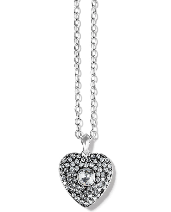 Brighton JM7271 Adela Heart Crystal Necklace