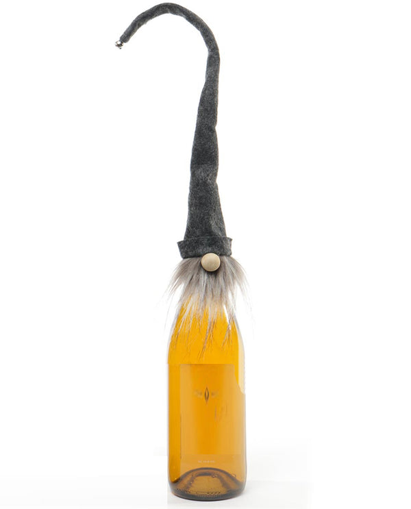 Grey Bearded Gnome Bottle Topper R7210 Grey