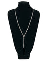 5mm Kristie Necklace N1937 Silver Clear