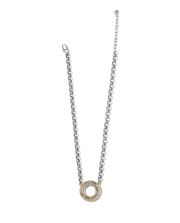 Brighton JM7312 Venezia Open Ring 2 Tone Necklace