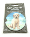 Goldendoodle Sitting Car Coaster 233-134