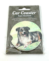 Australian Shepherd Laying Car Coaster 233-53