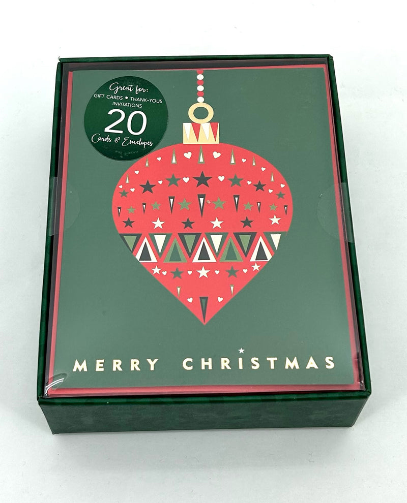 20 Count Petite Greeting Box Card CBC411 Ornament