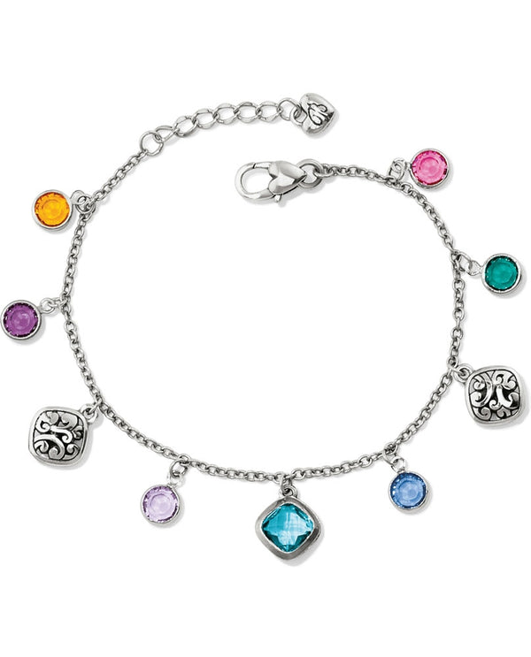 Multi Brighton JF5273 Elora Gems Bracelet with candy colored Swarovski gems