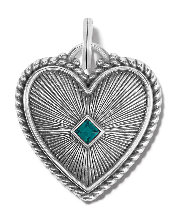 Brighton JC6683 Treasured Emerald Heart Amulet
