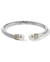 Brighton JF0008 Meridian 2 Tone Open Hinge Bracelet