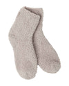 World's Softest Socks W2441 Cozy Quarter With Gripper Taupe