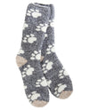 World's Softest Socks WSWINCRW-106 Pawprint Fireside Crew