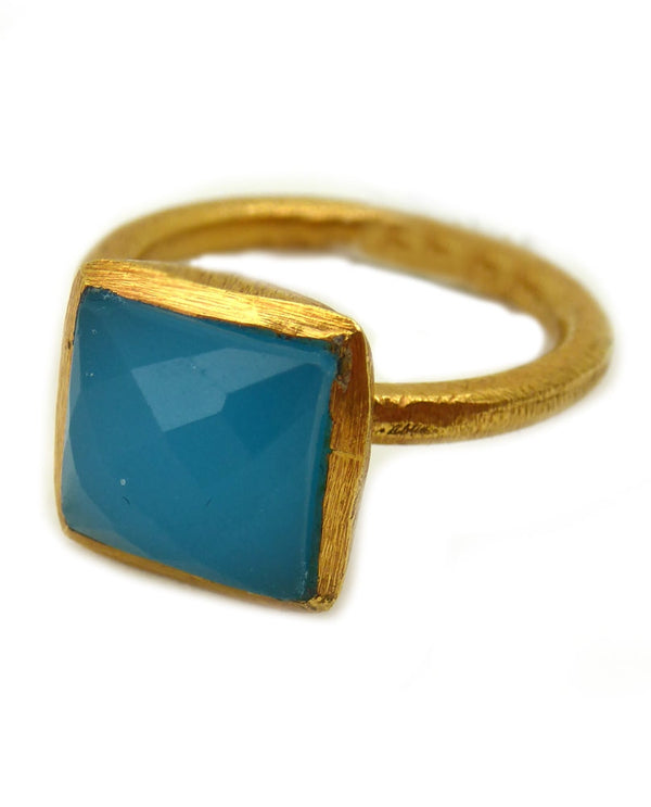 Paz Collective SHR025-BC Gold With Square Ring