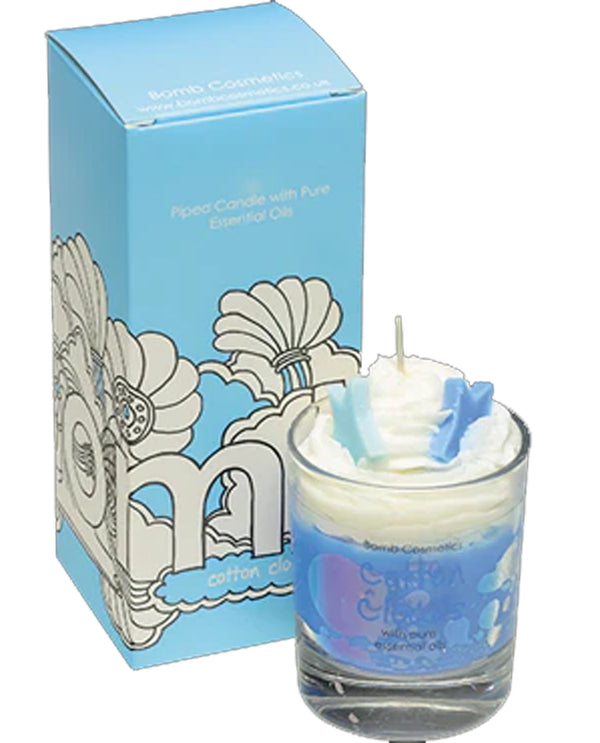 Cotton Clouds Piped Candle PCOTCLO04