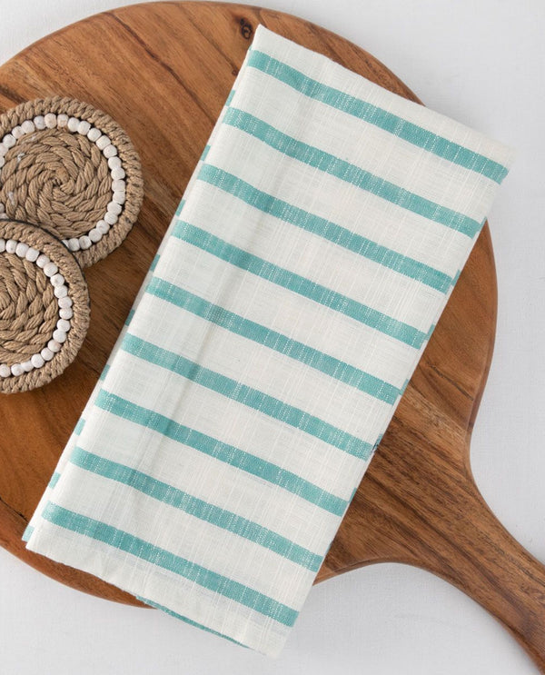 Woven Striped Tea Towel 10143