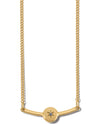 Brighton JM1802 Illumina Bar Gold Necklace