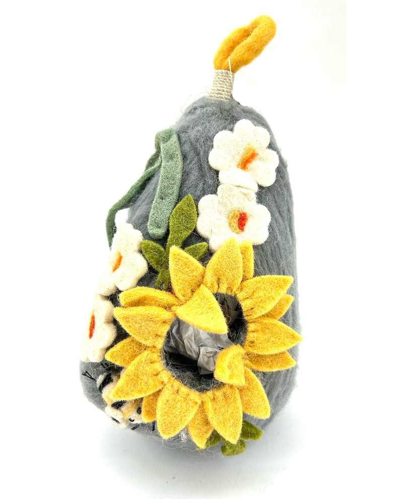 Wool Birdhouse ME183104 Sunflower