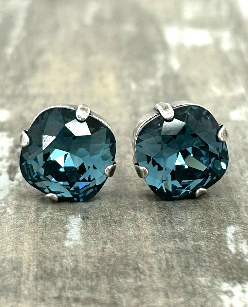Rachel Marie Designs Steph Earring Denim Crystal