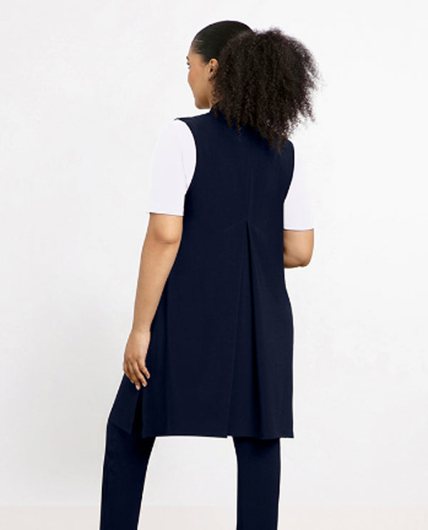 Sympli 21195M Essential Vest Midi Navy