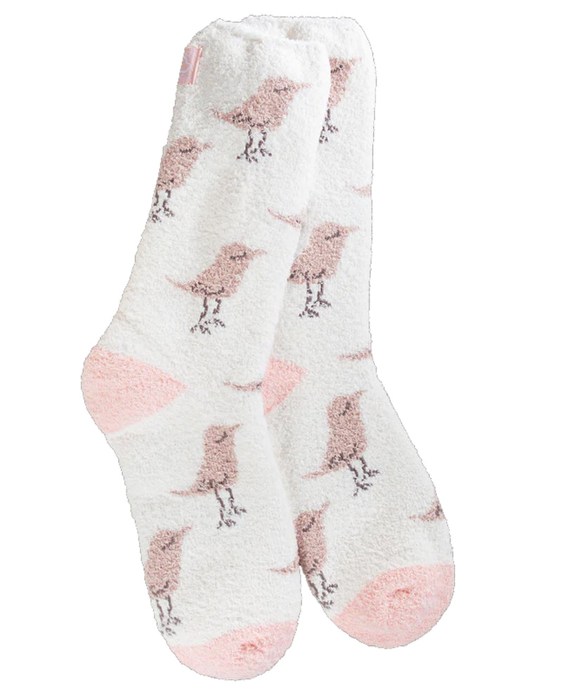 World's Softest Socks WSCZCRW Soft Cozy Crew Pink