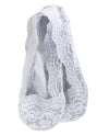 World's Softest Socks WSLACEY Lacey Footie Grey