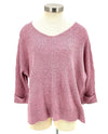 ee:some SK2207 Ribbon Boxy Sweater Mauve