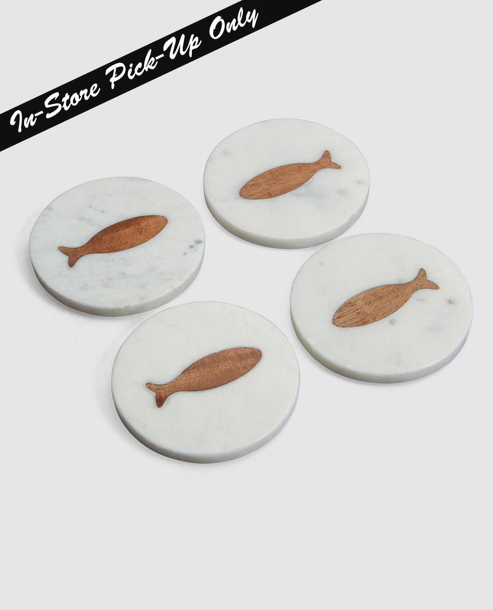 Fish Inlay Coasters 30142 – The Clothing Cove