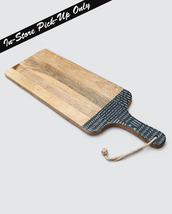 Mango Wood Serving Board With Handle 30034