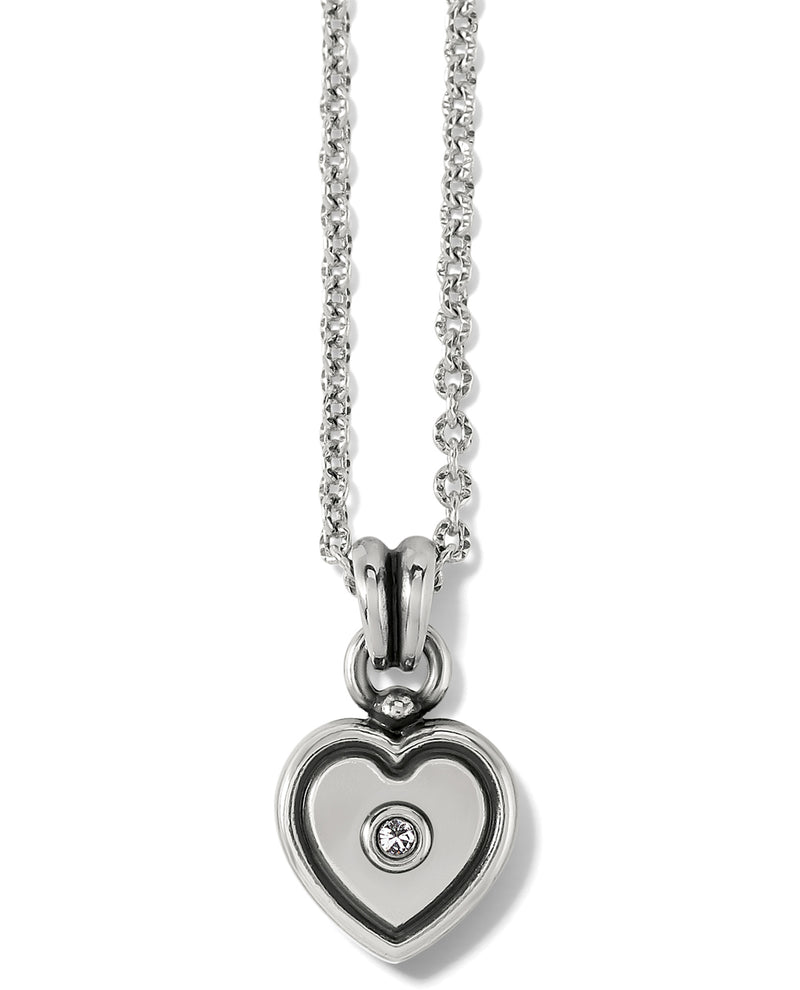 Brighton JM7370 Meridian Zenith Heart Necklace Silver