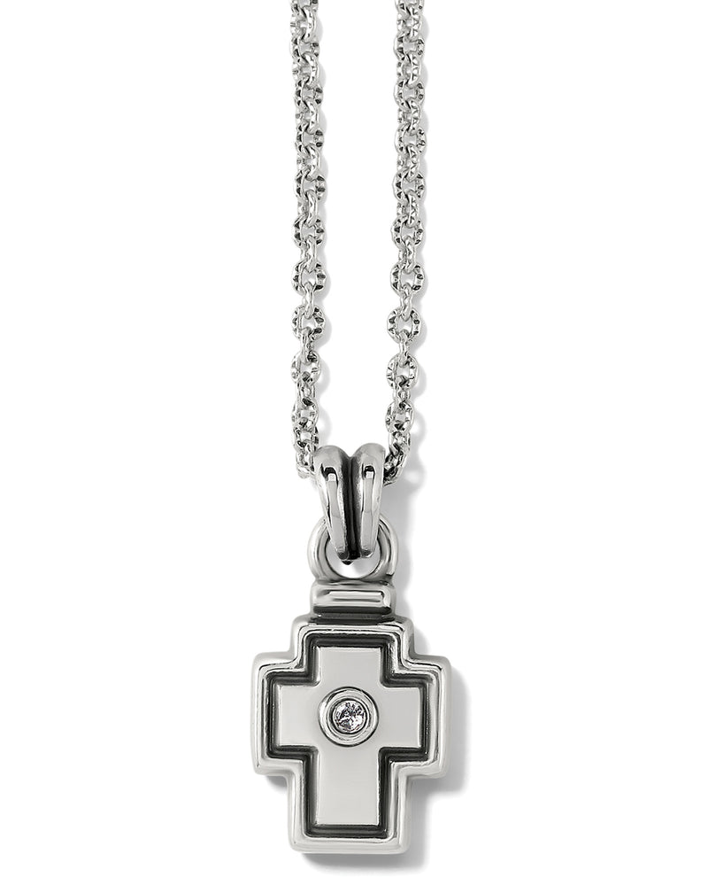Brighton JM7372 Meridian Zenith Cross Necklace Silver