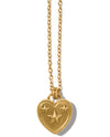 Brighton JM7364 Esprit Heart Small Necklace Gold