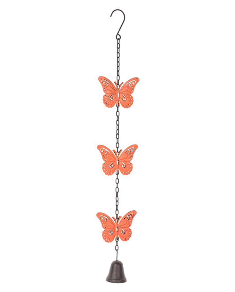 Butterfly Wind Chime CG181140 Coral