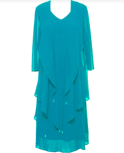 Alex Evenings 8192010 2 Piece Tiered With Jacket T Length Alex Evenings 8192010 2 Piece Tiered With Jacket T Length