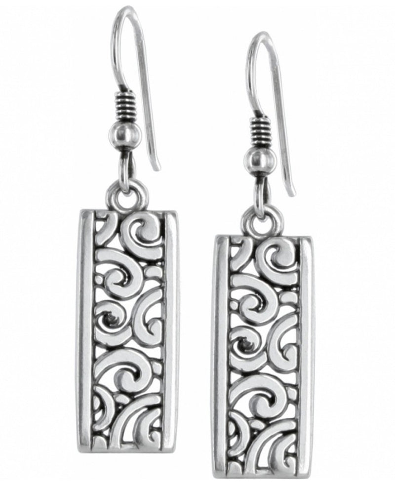 Brighton J13120 Deco Lace French Wire Earrings