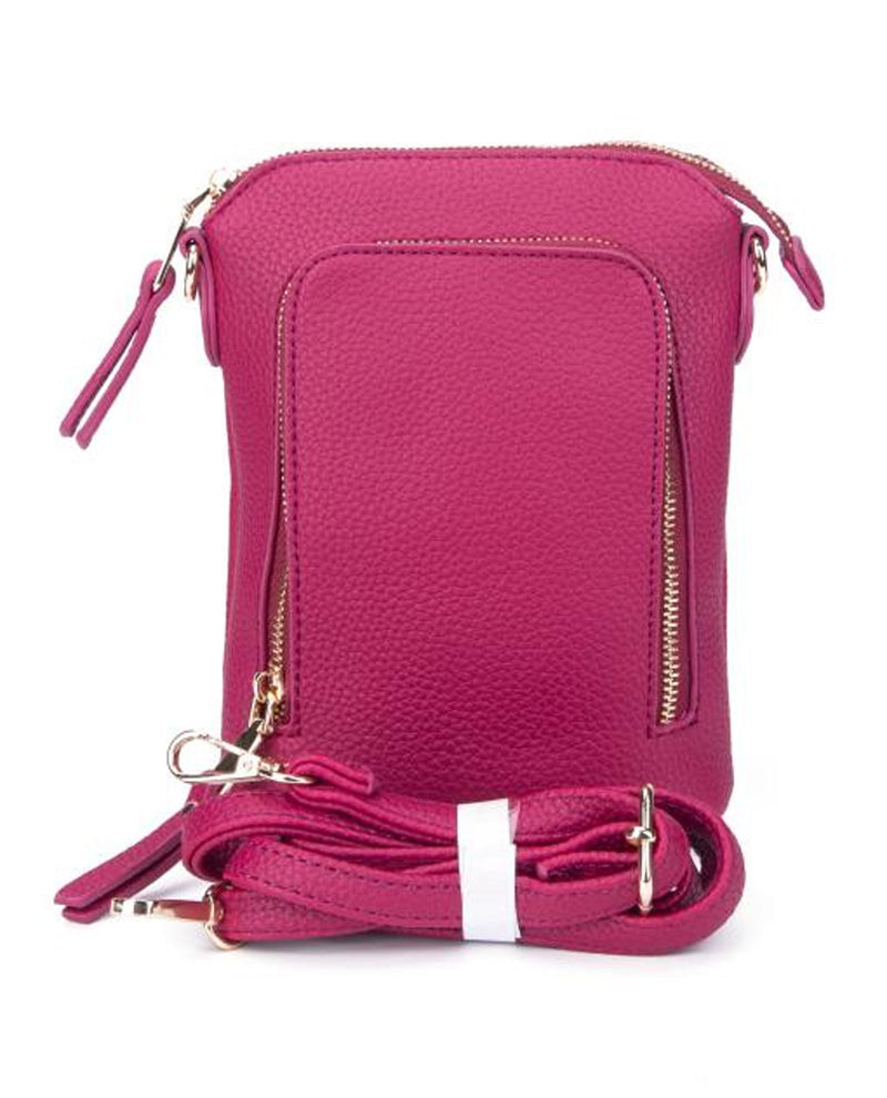 Cellphone With Shoulder Strap 3309 Fuchsia