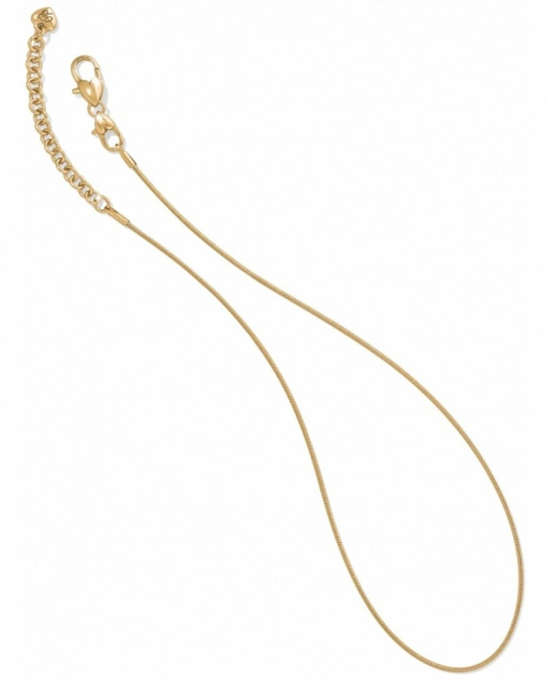 Gold Brighton JN8891 Mini Charm Short Necklace that you can add your favorite charms and beads