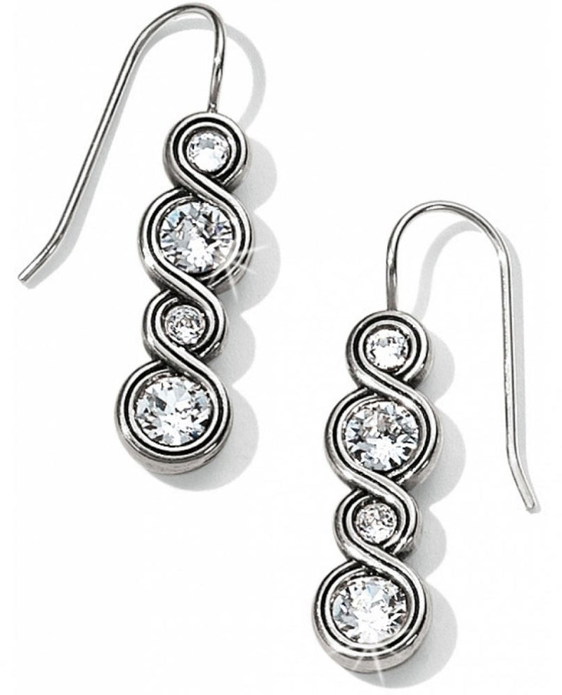 BRIGHTON JA1831 INFINITY SPARKLE FRENCH WIRE EARRINGS