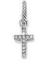 Brighton JC2292 Starry Night Cross Charm silver Swarovski crystal cross charm