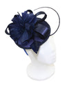 JEANNE SIMMONS 4832 SATIN BOW FASCINATOR NAVY